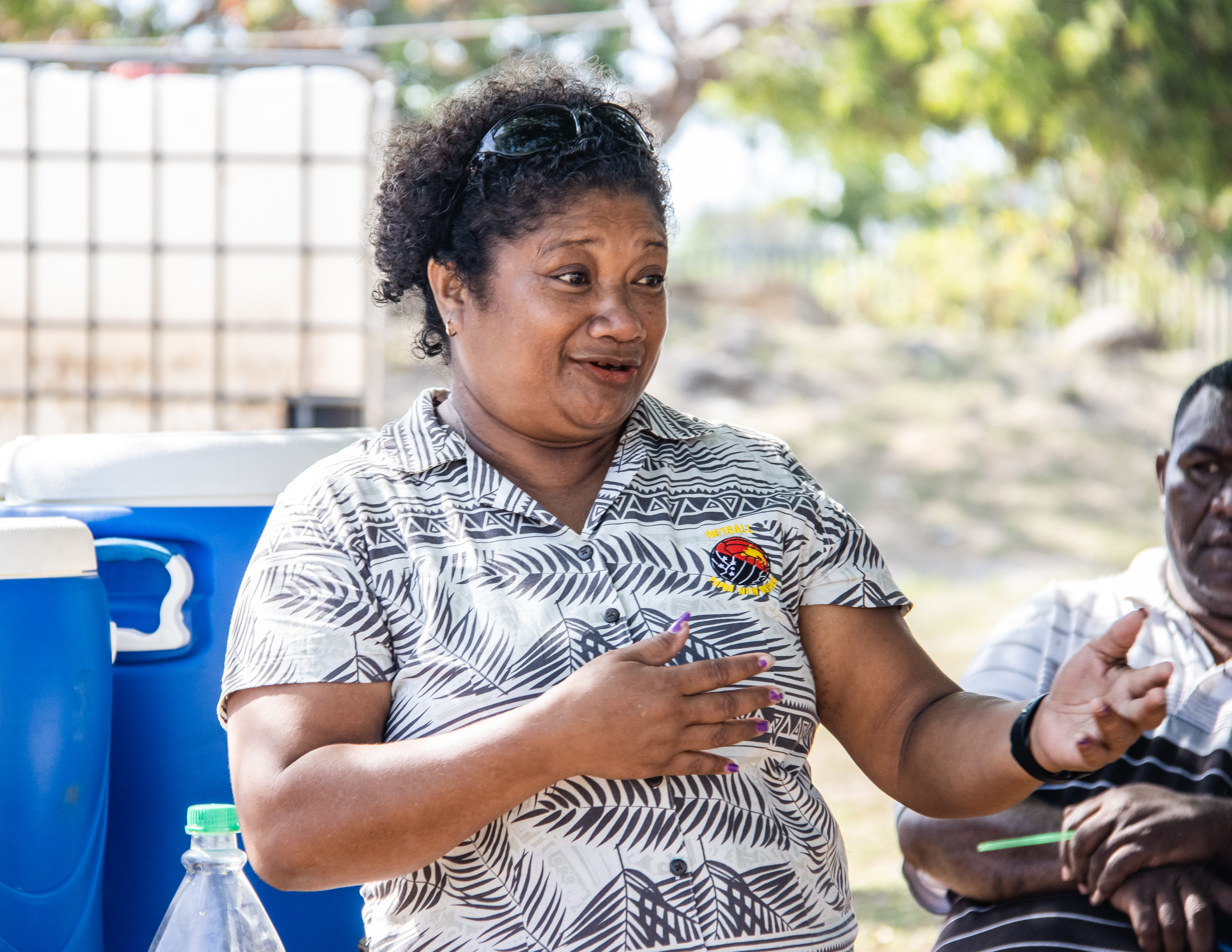 Lynette Maha CEO of Netball PNG 
