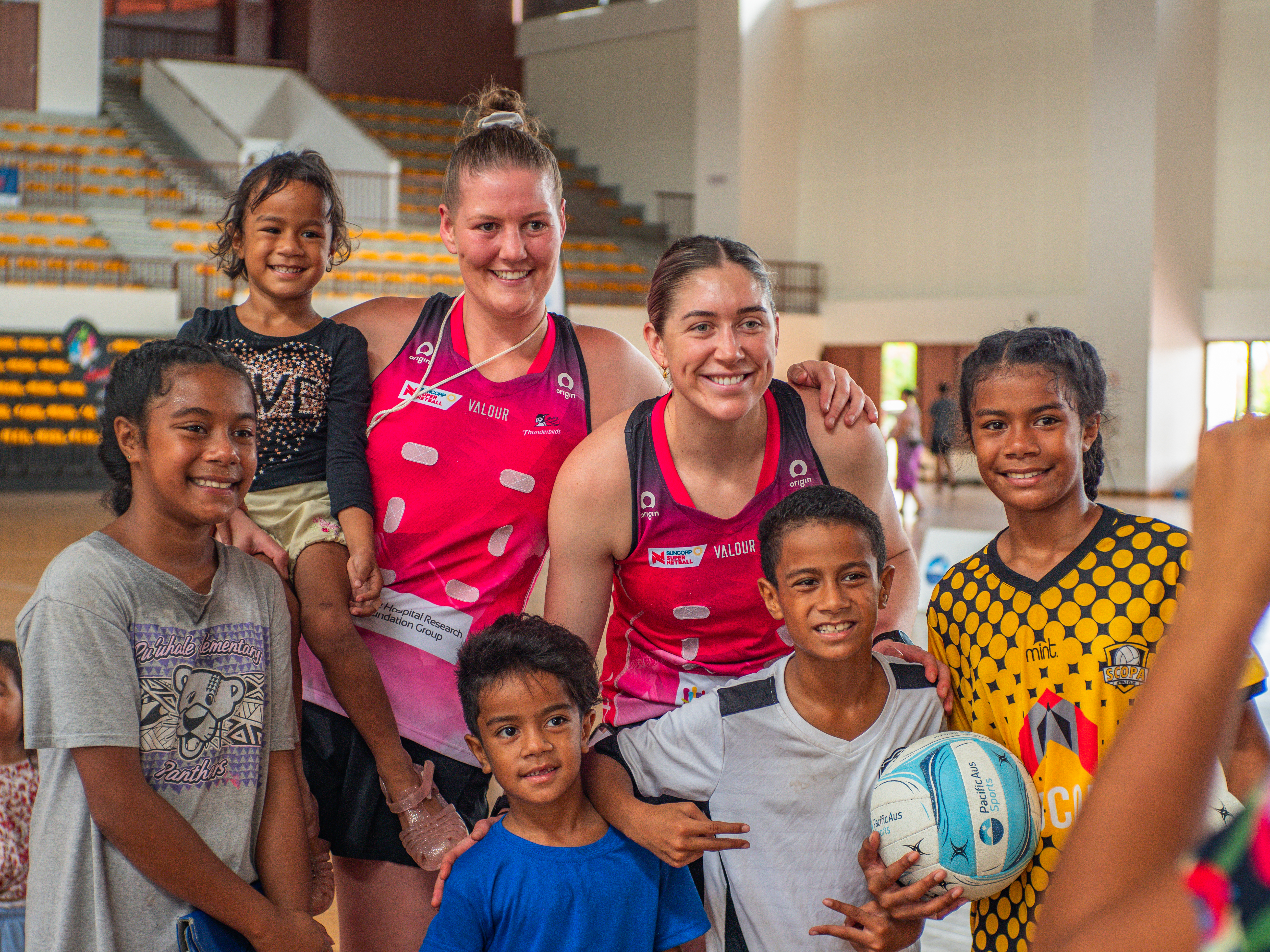 Adelaide Thunderbirds in Samoa 