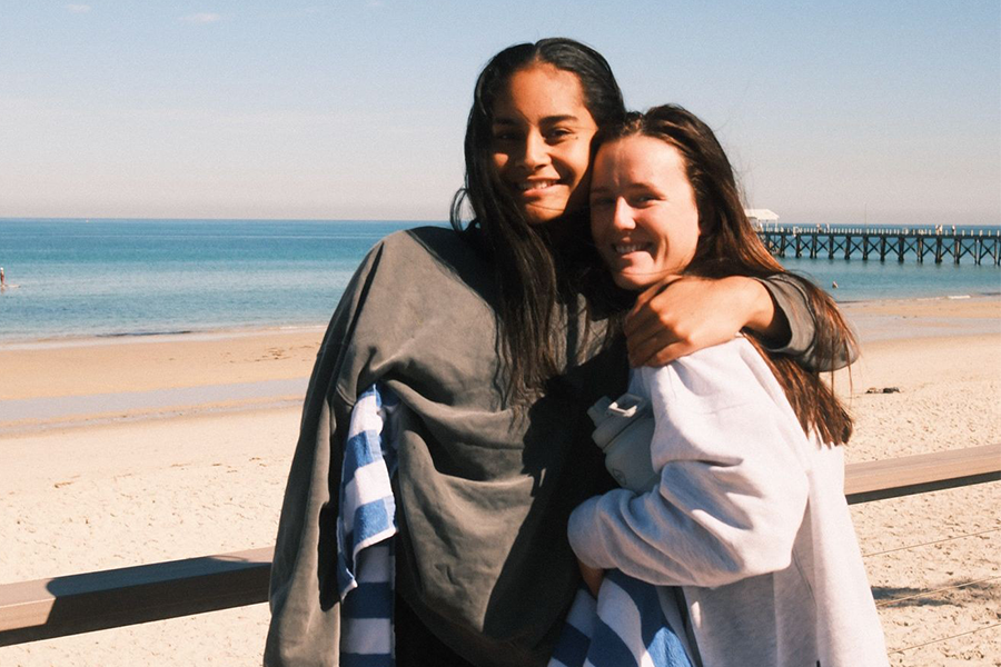 Hope White and Monika 'Otai