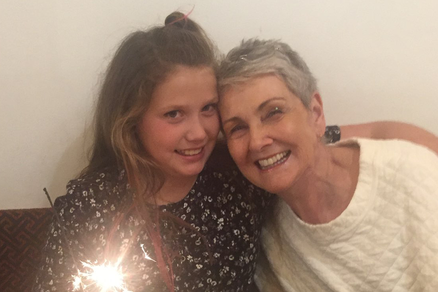 Sophia Meehan and Oma