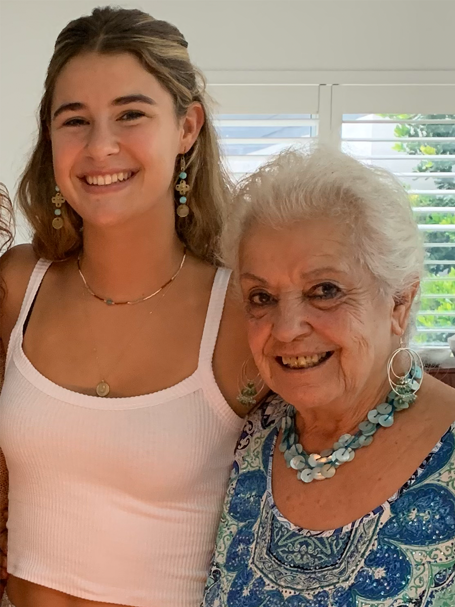 Yasmeen and her grandmother